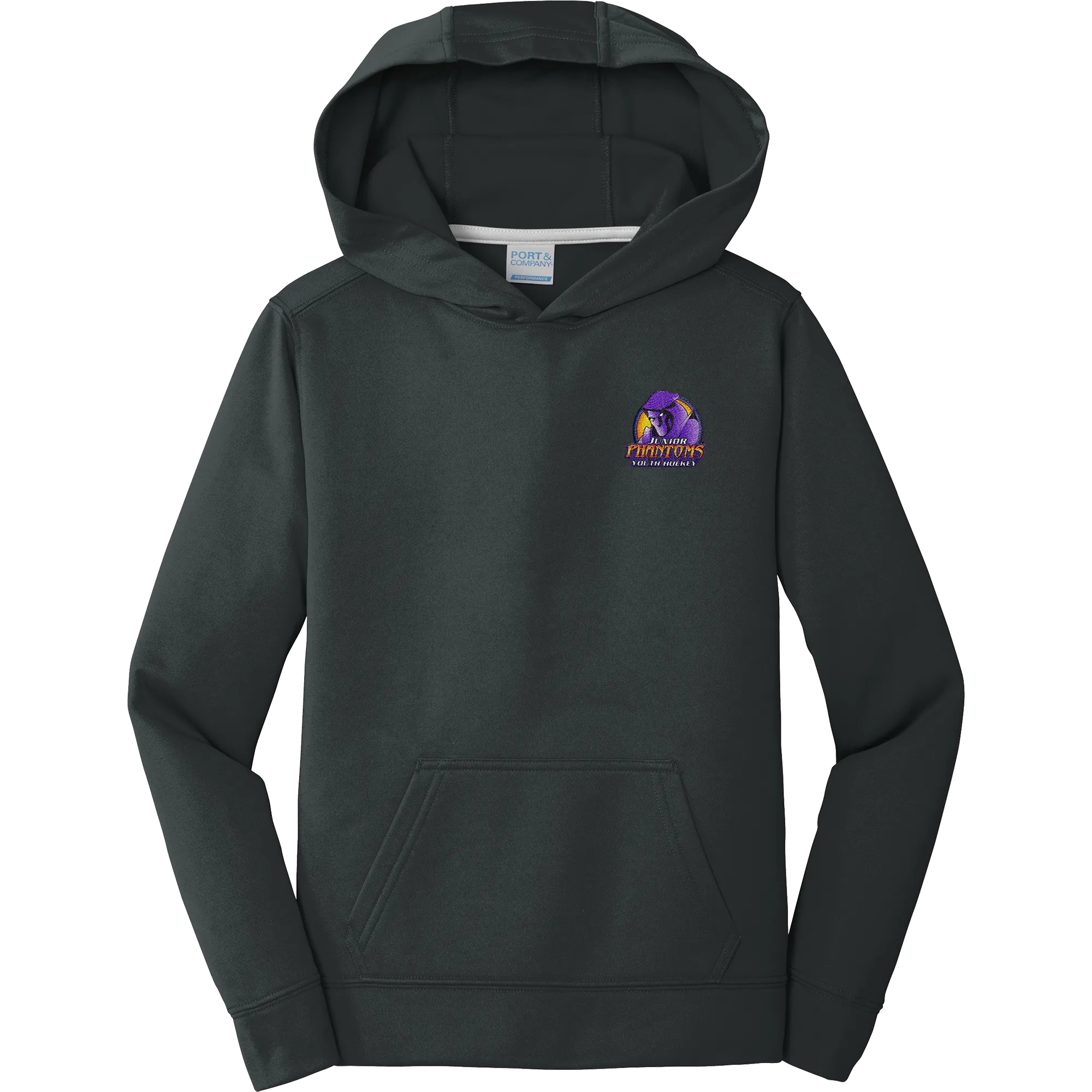 Jr. Phantoms Youth Performance Fleece Pullover Hooded Sweatshirt