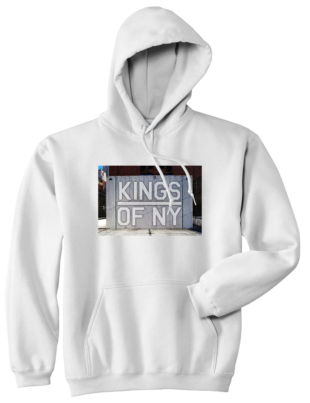 Kings Of NY Handball Court Mens Pullover Hoodie