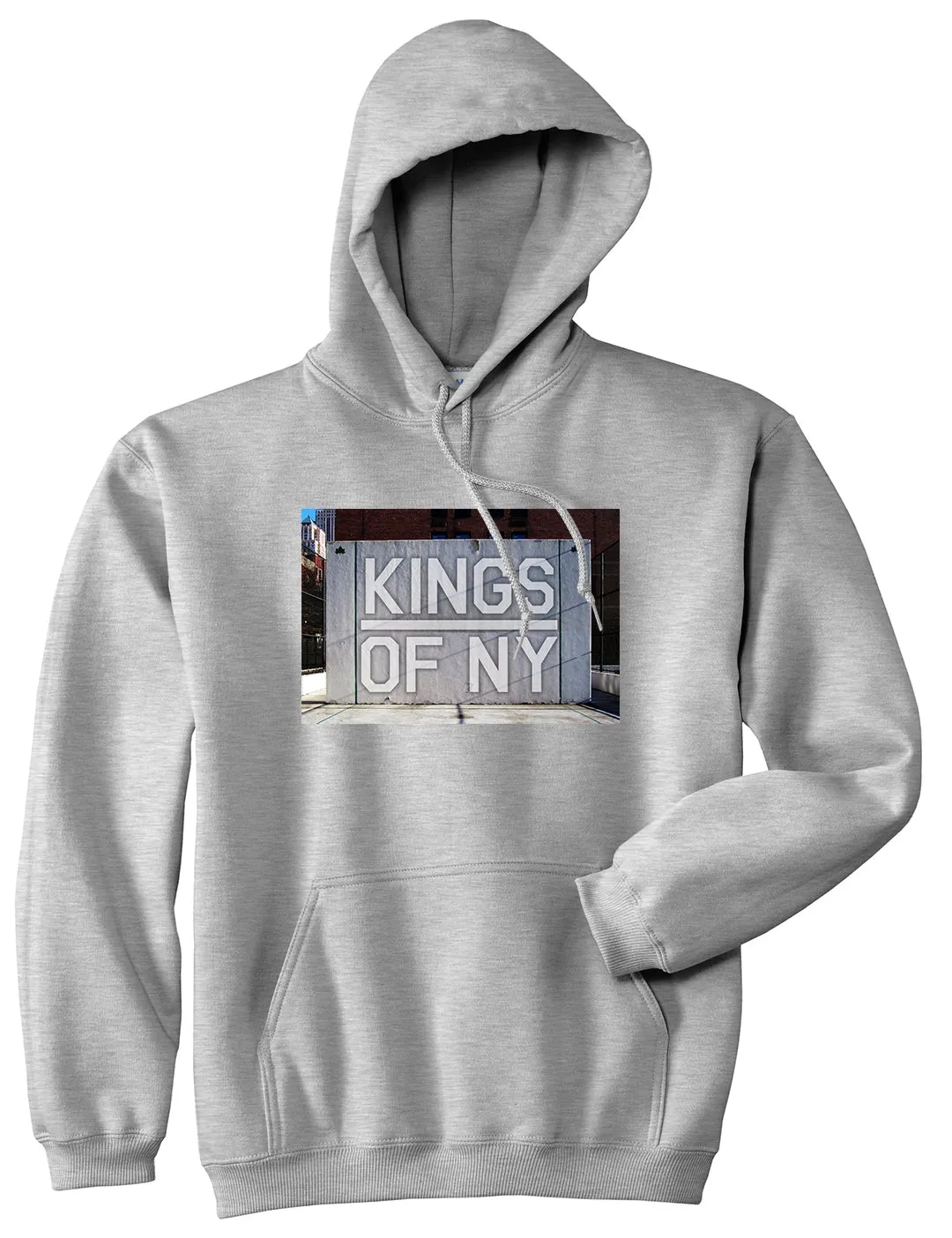 Kings Of NY Handball Court Mens Pullover Hoodie