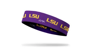 Louisiana State University: Logo Purple Headband