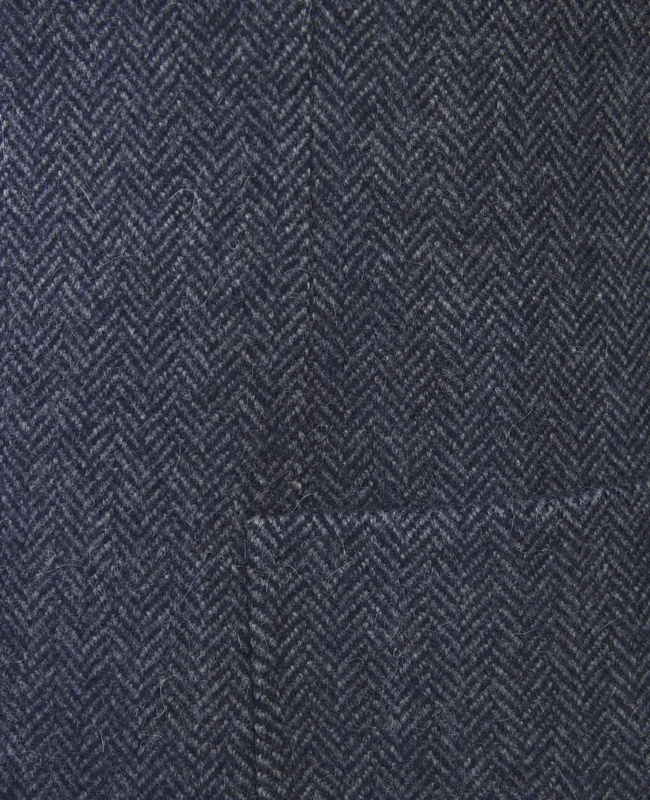 MAGEE Donegal Tweed Blazer - Mens Easky Patch Pocket - Blue & Grey Herringbone