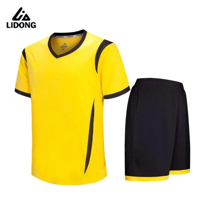 Men Kids Football Kits Boys Soccer Sets Jersey Uniforms Futbol Training Suits