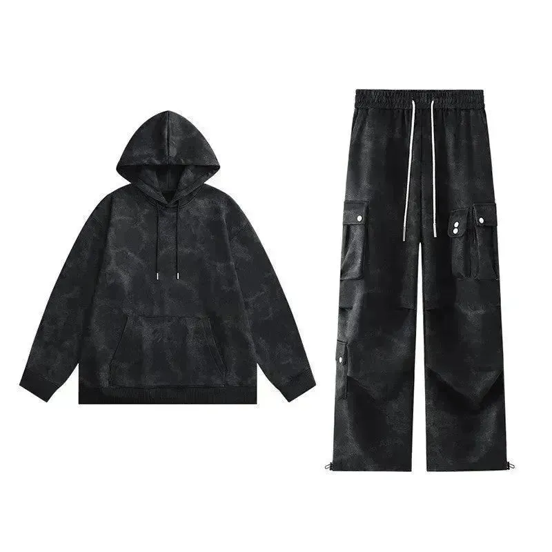 Men's 2 pcs Hoodie set outfit Sweatshirt and Sweatpants