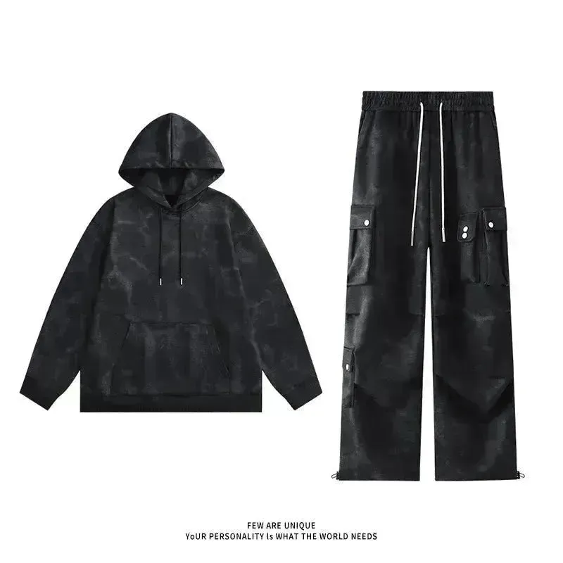 Men's 2 pcs Hoodie set outfit Sweatshirt and Sweatpants