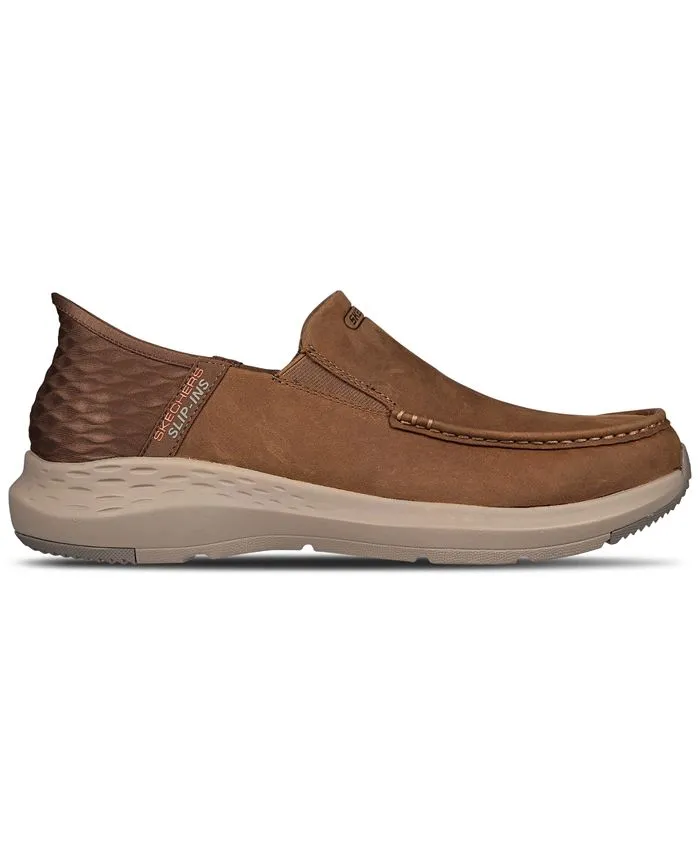 Men's Relaxed Slip-on Sneakers - Parson - Oswin Open Toe Slip-on Casual Sneakers by Finish Line Skechers ,  brown