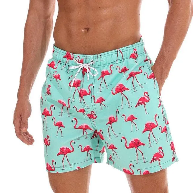 Men's Sports Short Swimming Boxer Trunks Bathing Suits Swimwear