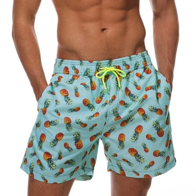 Men's Sports Short Swimming Boxer Trunks Bathing Suits Swimwear