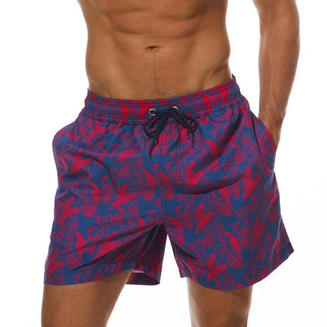 Men's Sports Short Swimming Boxer Trunks Bathing Suits Swimwear