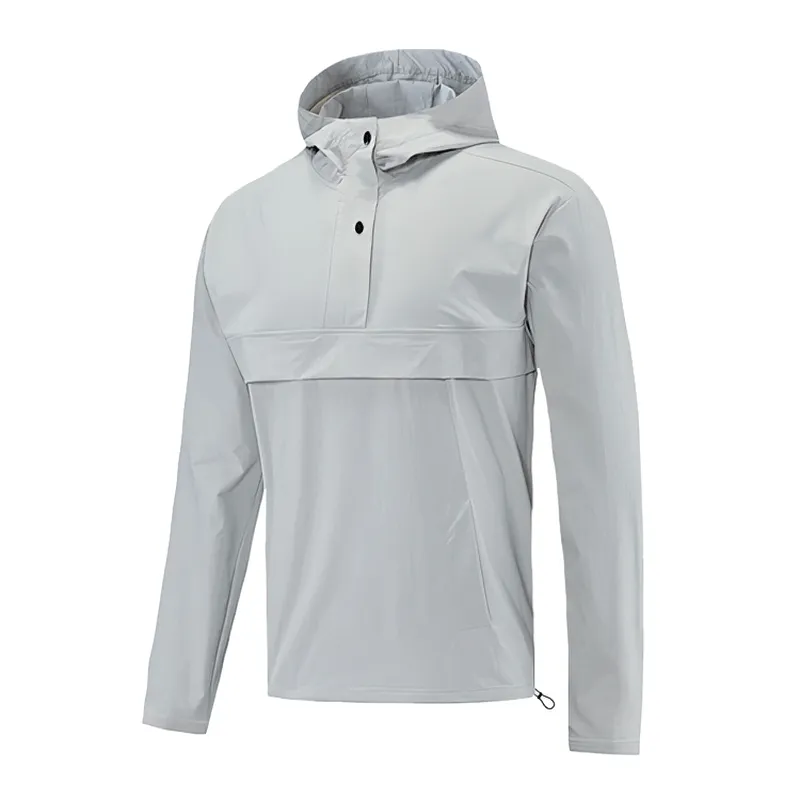 Men's Windproof Waterproof Sports Sweatshirt with Hood for Training - SF0891