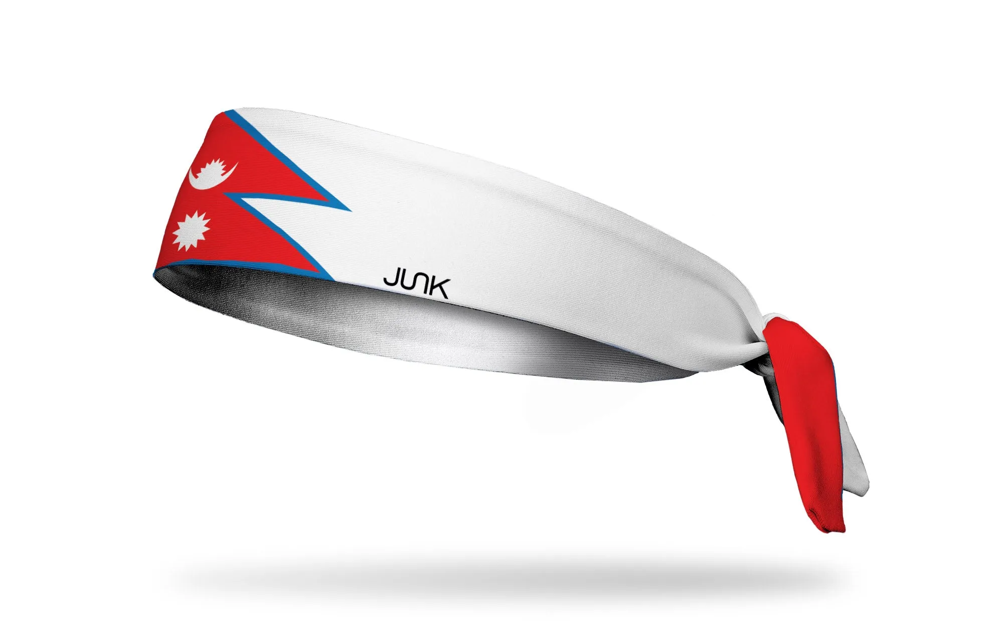 Nepal Flag Tie Headband