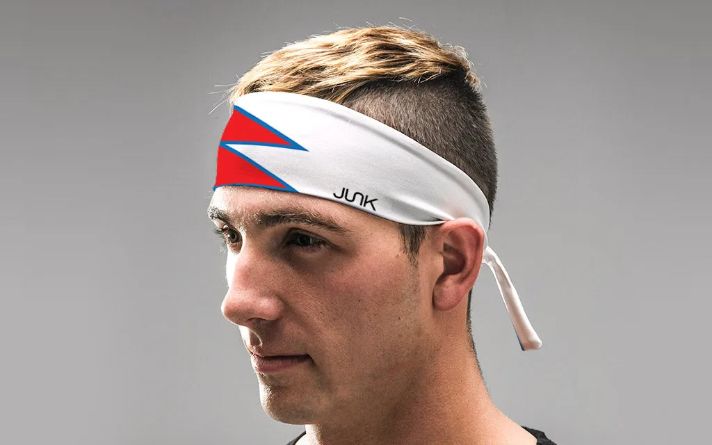 Nepal Flag Tie Headband