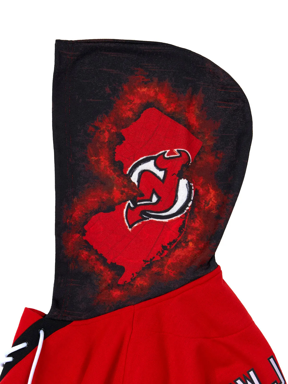 New Jersey Devils Lace-Up Hoodie