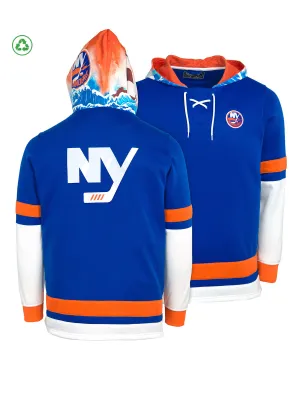 New York Islanders Lace-Up Hoodie