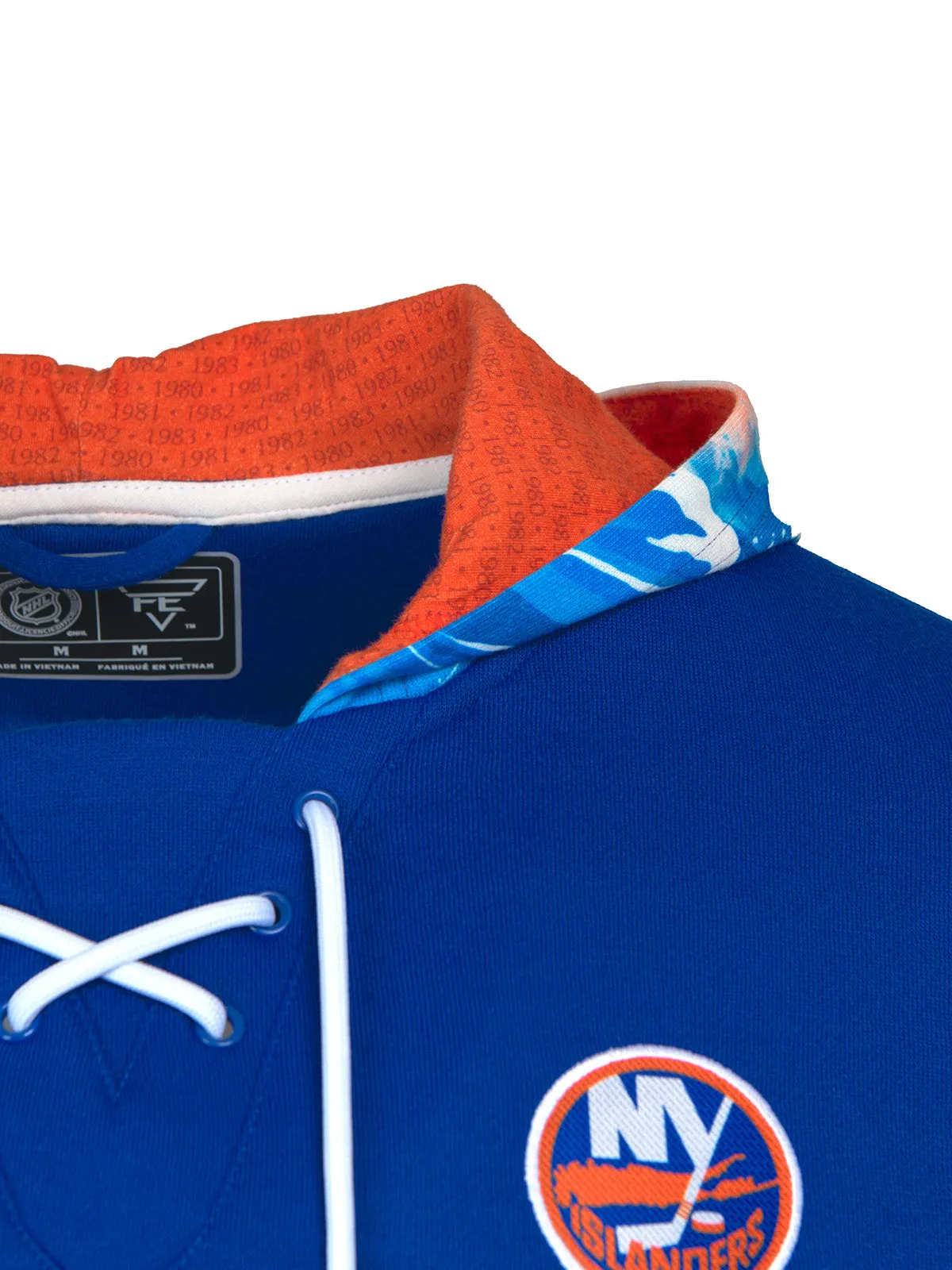 New York Islanders Lace-Up Hoodie