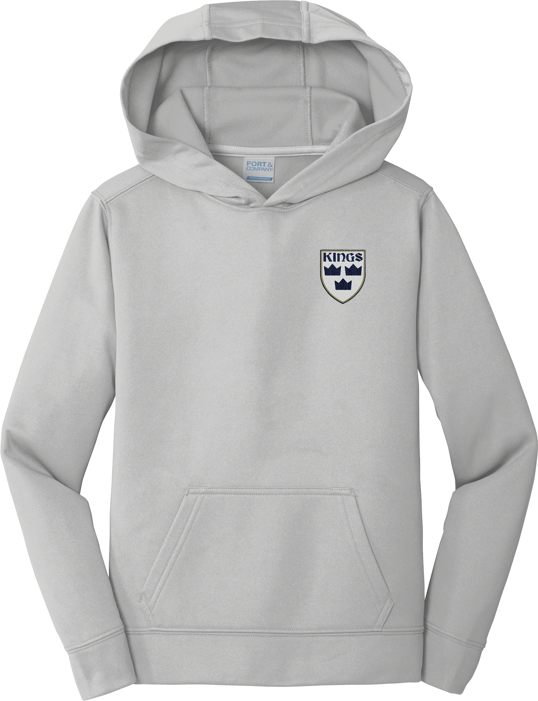 North Jersey Kings Youth Performance Fleece Pullover Hooded Sweatshirt