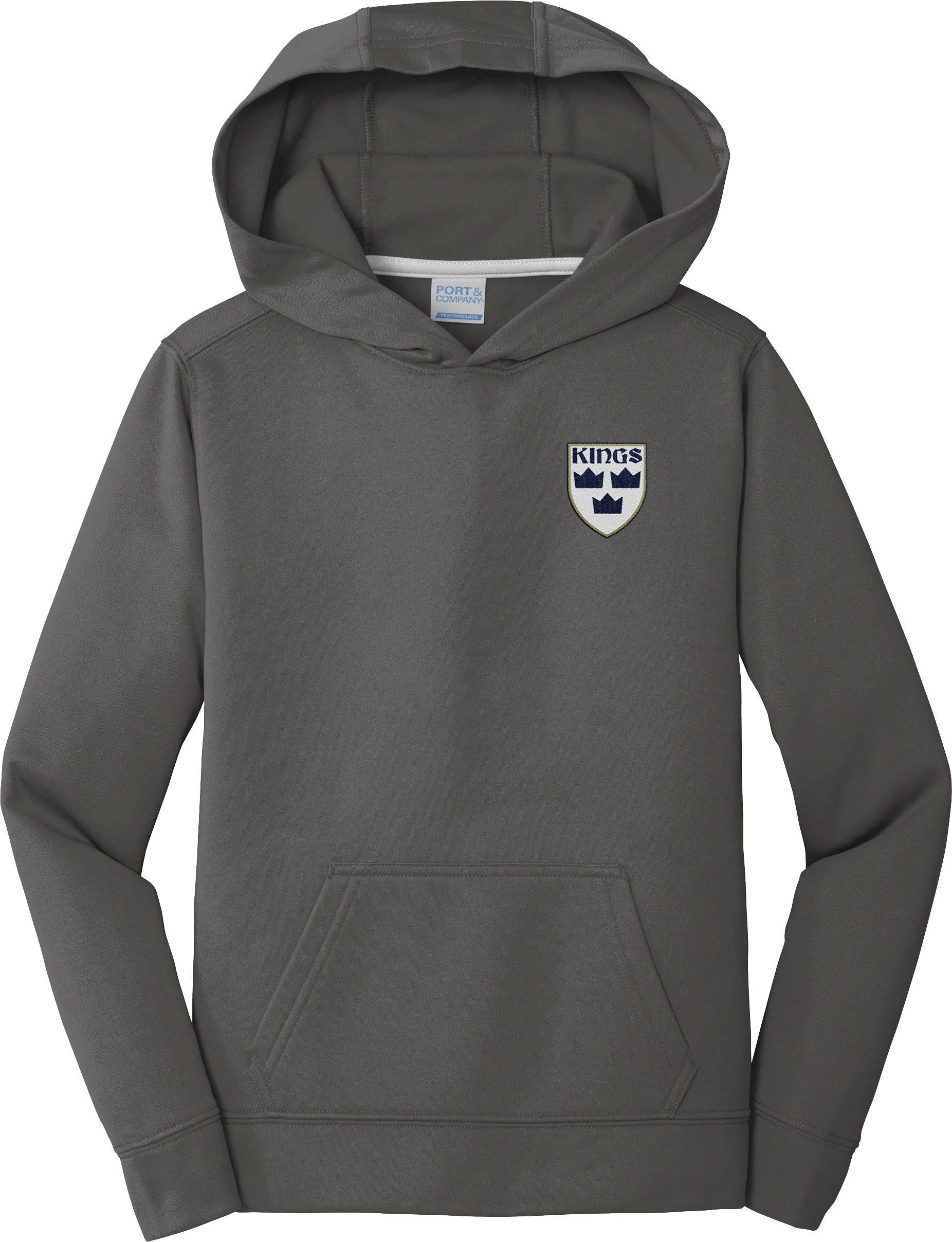 North Jersey Kings Youth Performance Fleece Pullover Hooded Sweatshirt