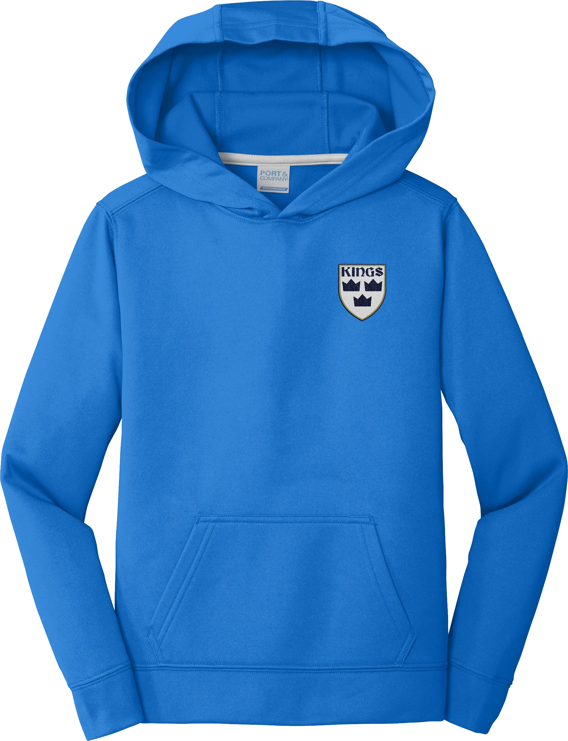 North Jersey Kings Youth Performance Fleece Pullover Hooded Sweatshirt