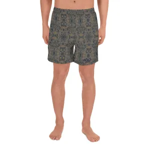 Not Quite Paisley On Light Brown Mens Shorts