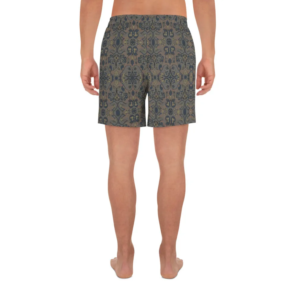 Not Quite Paisley On Light Brown Mens Shorts