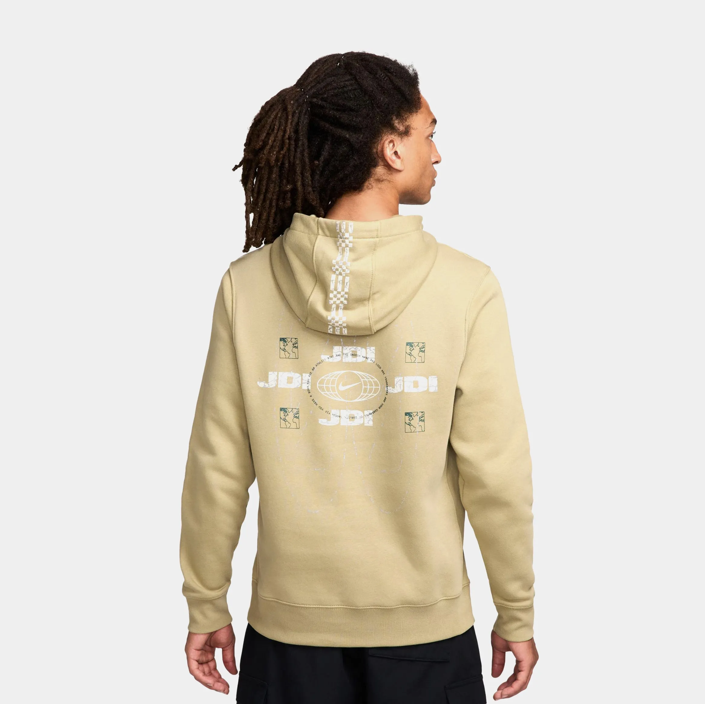 NSW Club Pullover Mens Hoodie (Beige/White)