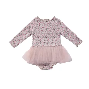 Onesie Tutu | Poppy Print | Petite Hailey