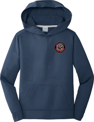 Palmyra Black Knights Youth Performance Fleece Pullover Hooded Sweatshirt