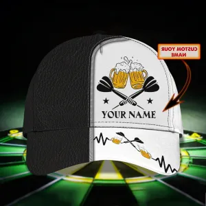 Personalized 3D All Over Print Baseball Cap For Dart Lovers, Darting Classic Cap Hat, Dart Cap