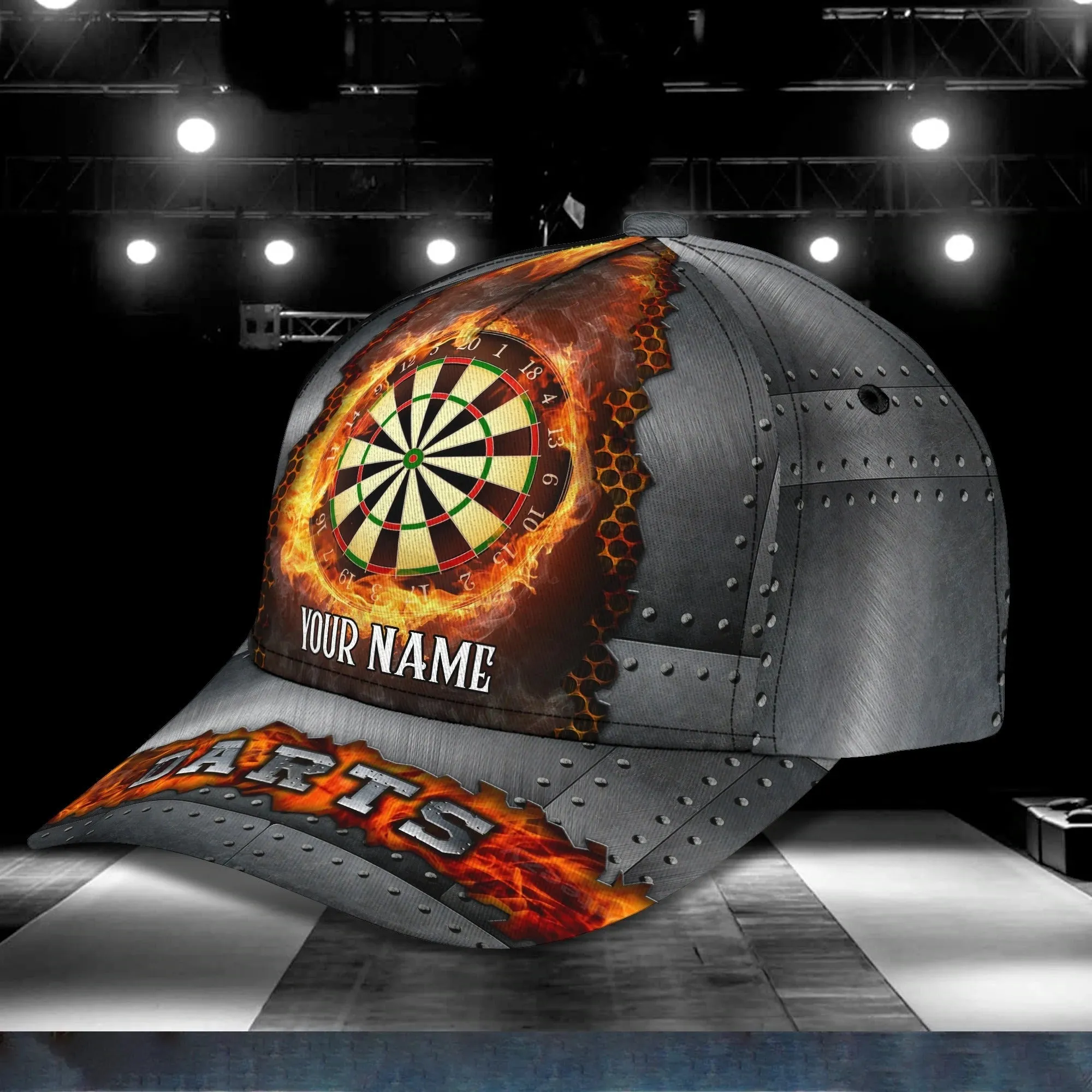 Personalized 3D All Over Print Baseball Cap For Dart Lovers, Darting Classic Cap Hat, Dart Cap