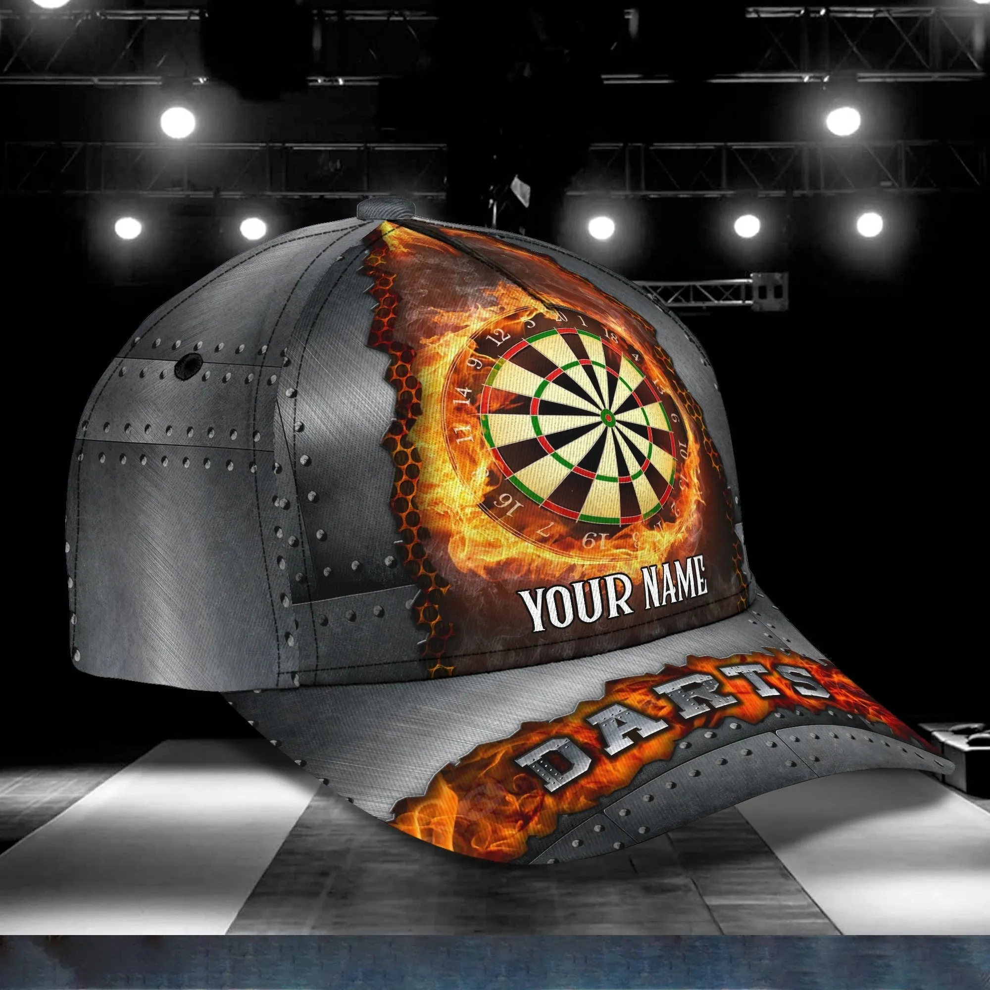 Personalized 3D All Over Print Baseball Cap For Dart Lovers, Darting Classic Cap Hat, Dart Cap