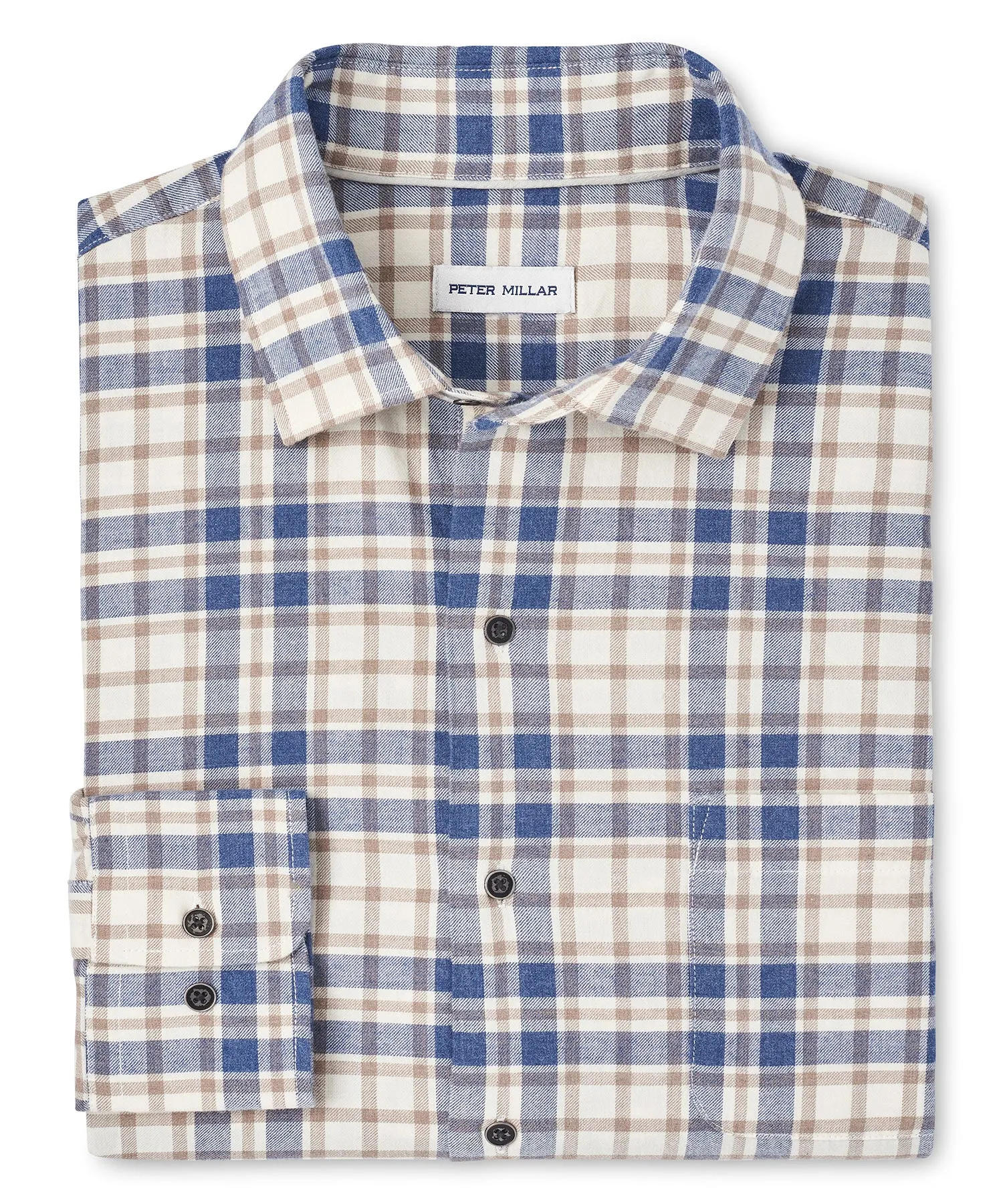 Peter Millar Long Sleeve 'Whistler' Spread Collar Sport Shirt