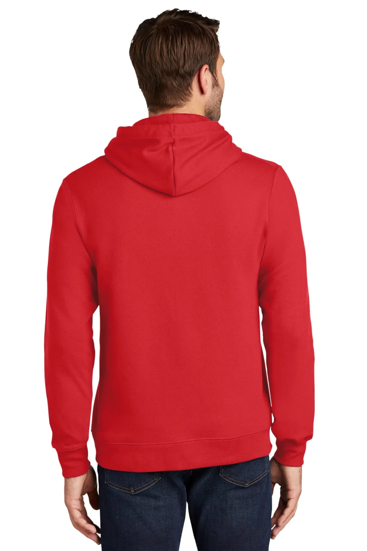 Port & Company Fan Favorite Fleece Custom Hoodies, Bright Red