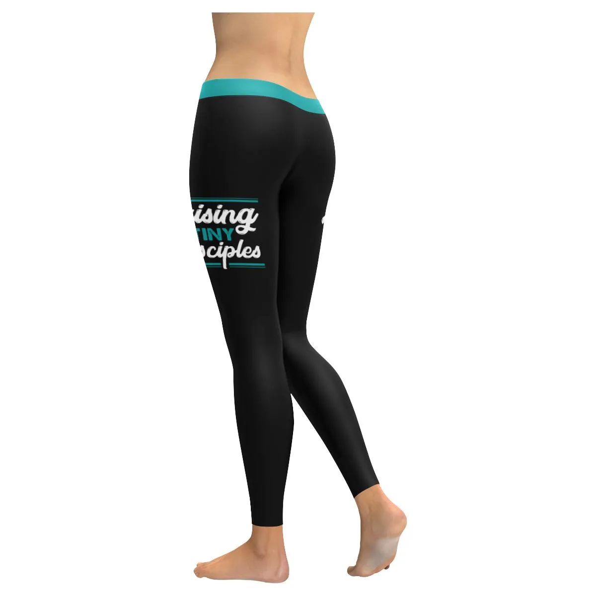 Raising Tiny Disciples Soft Leggings For Women - Christian Leggings For Women