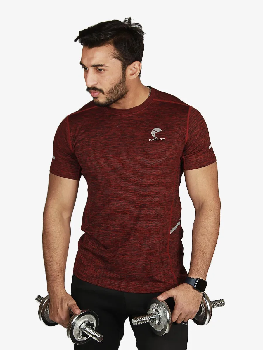 Ritten Impact - T-Shirt - 1302 - Maroon / Black