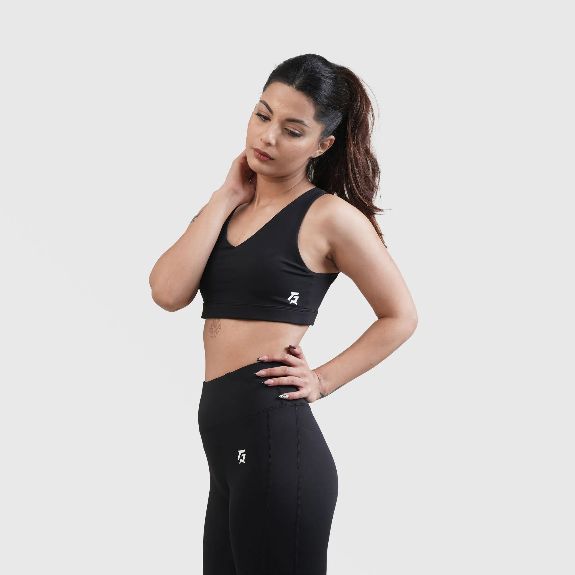 Sassy Sports Bra (Black)