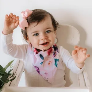 Snuggle Hunny Kids - Dribble Bandana Bib - Floral Kiss