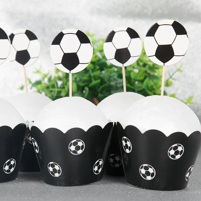 Soccer Football Theme Kids Boy Birthday Party Decoration Cup Plate Napkin Banner Hat Loot bag Tablecloth Party Supplies Set