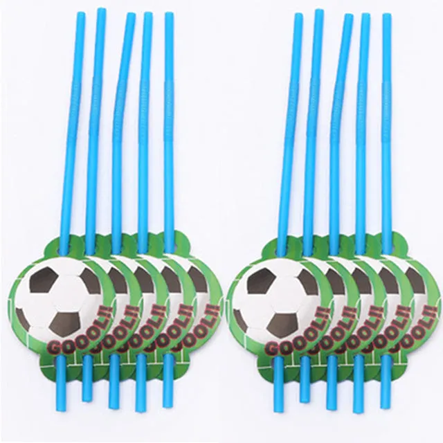 Soccer Football Theme Kids Boy Birthday Party Decoration Cup Plate Napkin Banner Hat Loot bag Tablecloth Party Supplies Set