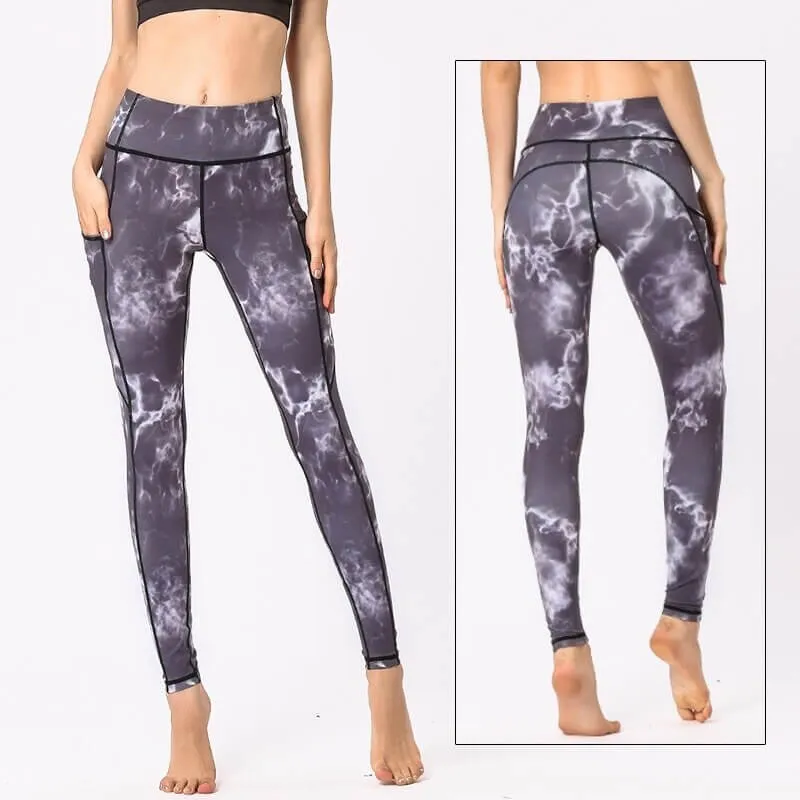 Sports Camouflage Leggings for Women / High Waist Yoga Pants - SF0993