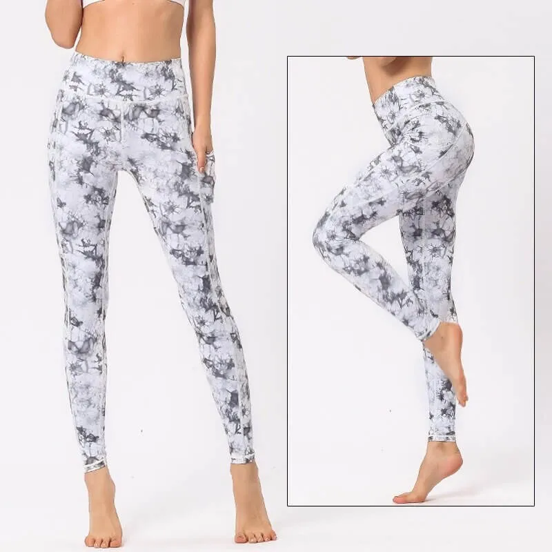 Sports Camouflage Leggings for Women / High Waist Yoga Pants - SF0993