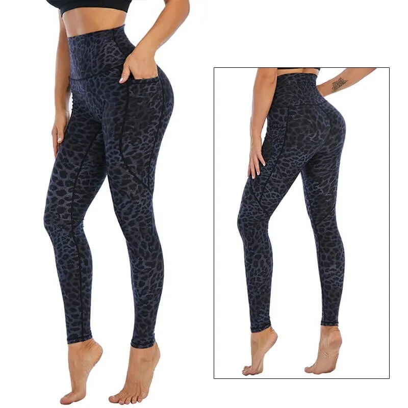 Sports Camouflage Leggings for Women / High Waist Yoga Pants - SF0993