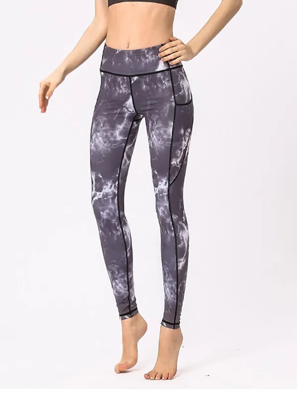 Sports Camouflage Leggings for Women / High Waist Yoga Pants - SF0993