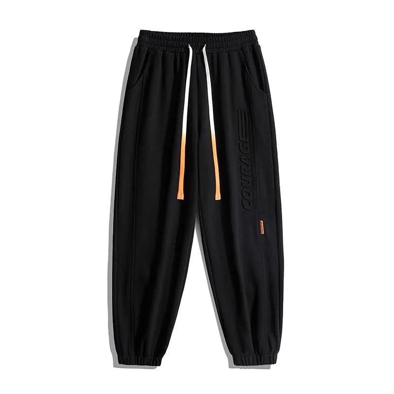 Straight Trendy Knitted Tapered Sports Loose Fit Sweatpant