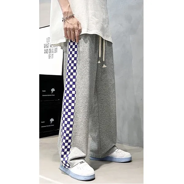 Tapered Loose Fit Sports Knitted Street Style Sweatpant