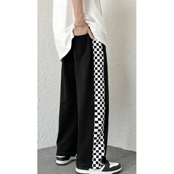 Tapered Loose Fit Sports Knitted Street Style Sweatpant