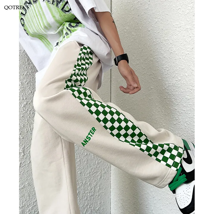 Tapered Loose Fit Sports Knitted Street Style Sweatpant