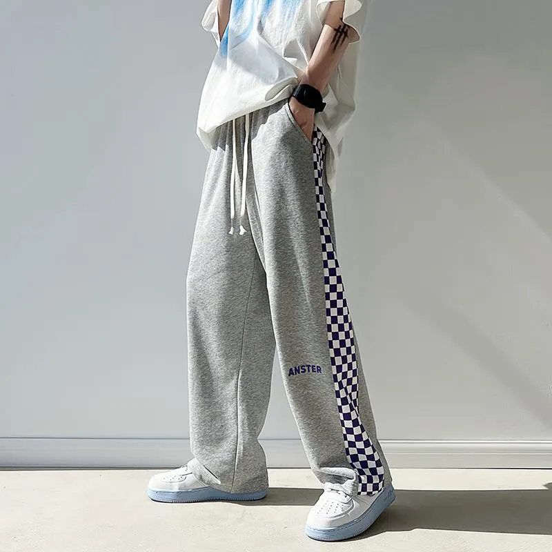 Tapered Loose Fit Sports Knitted Street Style Sweatpant