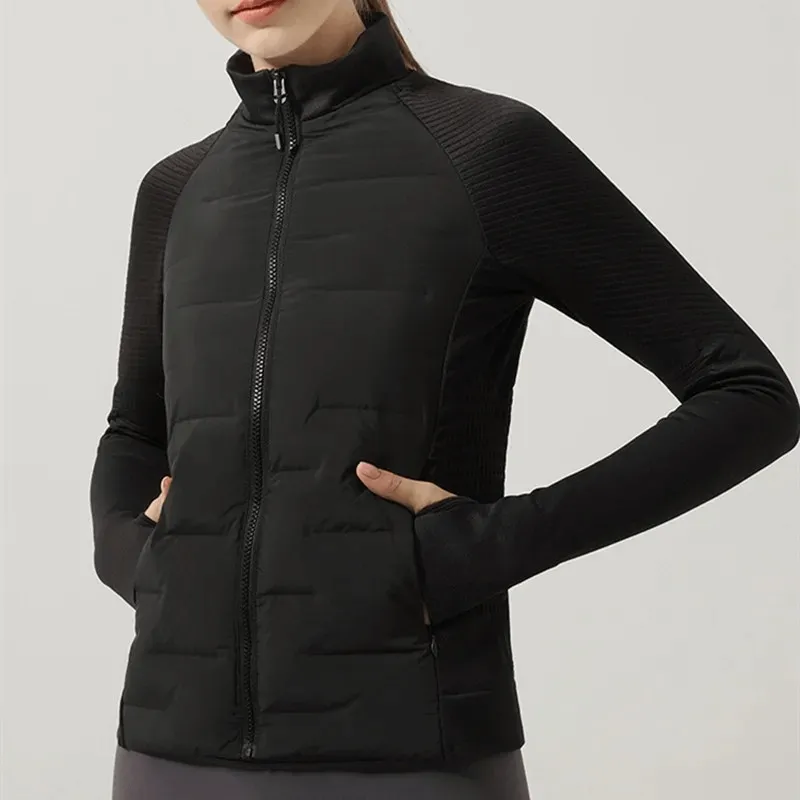 Thin Sports Women's Down Jacket with Elastic Sleeves - SF1816