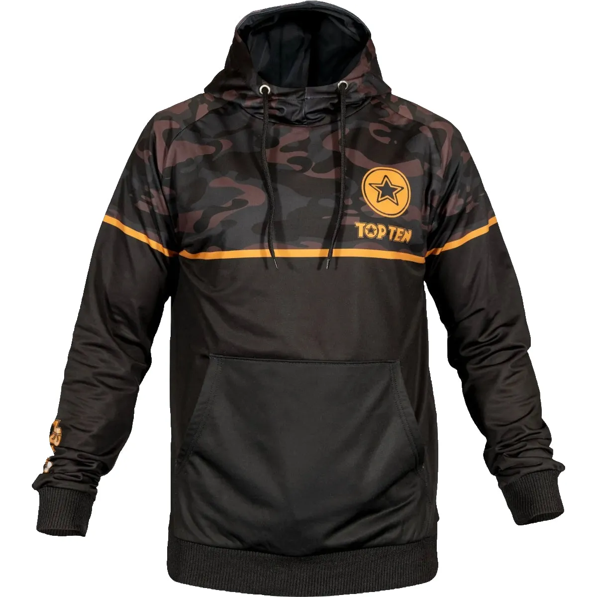 Top Ten Black Force Camouflage Hoodie Black