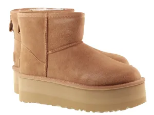 Ugg Boots Womens Classic Mini Platform Chestnut