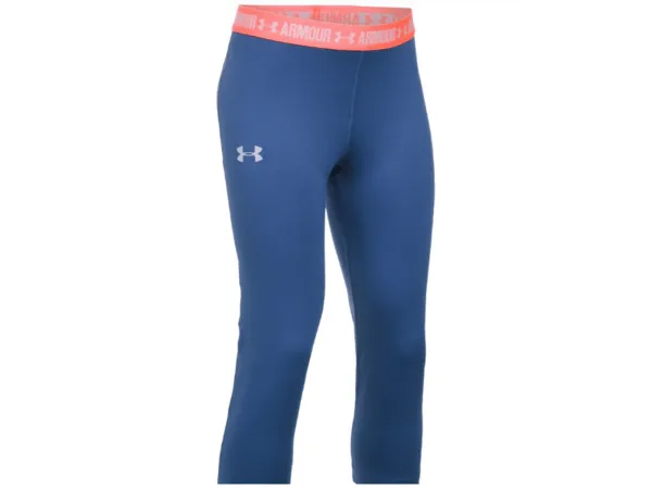 Under Armour Girls Heatgear Capri (Periwinkle)